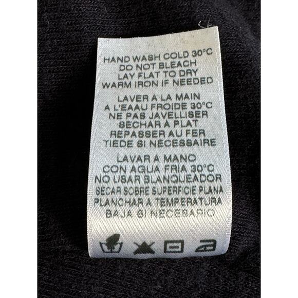 Anthropologie Sundry Ruched Dress in Navy Size 0 - Picture 6 of 8